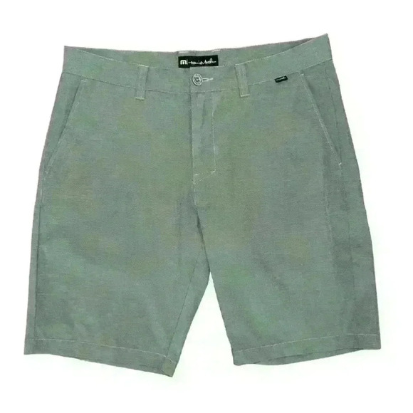 Men's TravisMathew Shorts Green 34 Golf masters performance - Picture 1 of 5